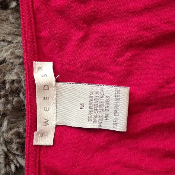 EUC Tweeds Sz M red top - Picture 2 of 4